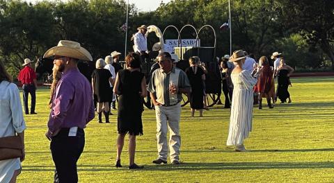 Fundraiser on polo field