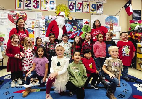 Mrs. Cooper’s PK4 Class at SSES celebrates the last day of school before the holiday break.