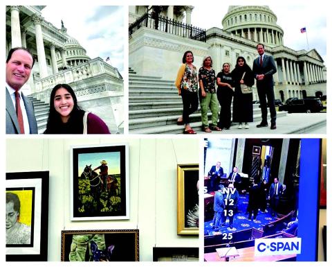 Andrea Rodriguez goes to Washington - and even votes on the House floor