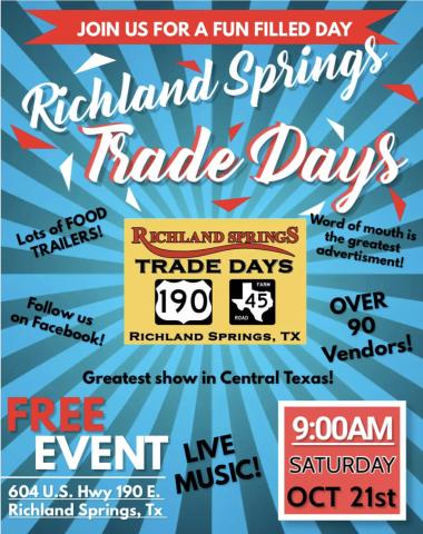 Richland Springs Trade Days