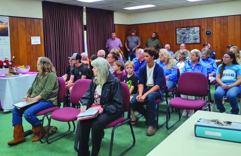 Part of the Crowd that attended the City Council Meeting on April 9, 2024