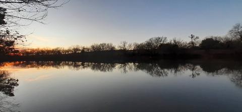 A peaceful look at the Colorado River at Barefoot Fishing Camp. Ahhh! 