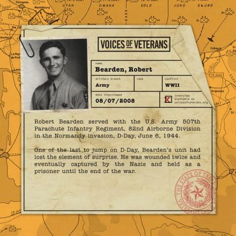 Bearden, Robert - Courtesy of Voices of Veterans