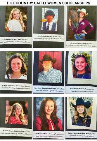 HCCW Scholarship Recipients