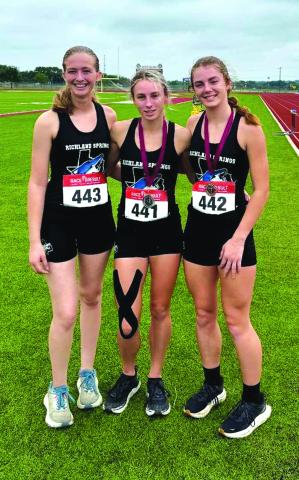 Congratulations to our RSHS Girls Cross Country Team who participated in the Zephyr Meet! Great Job Ladies!!  Kinzley Daly 17:30 ( two minute improvement on time); Rylie Eckert placed 3rd; and Raegan Eckert placed 13th with a PR of 14:19.