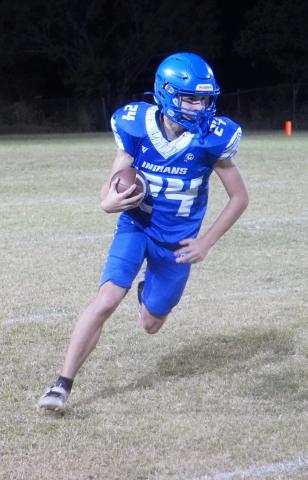 Preston Hanley was focused during the game against Arlington Heights - courtesy of Valerie Valdez