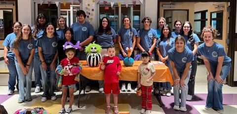 PreK - Kindergarten Winners:  1st -“Beetlejuice” Adrianna Reyes Kinder; 2nd - “Hay Hay” Asher Carrington; 3rd - "Ice Cream Sundae” Juliana Guerrero