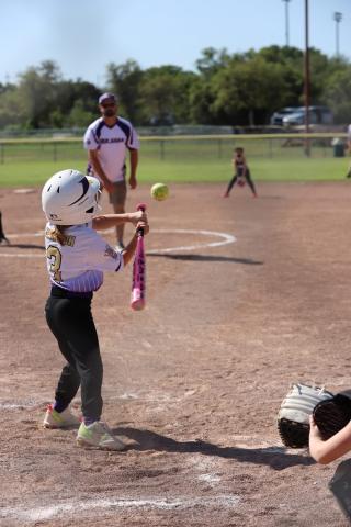 #3 Lacy Johnson takes her turn at bat