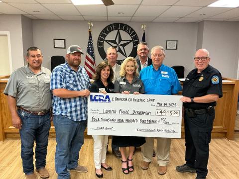 Lometa Fire Department receives grant