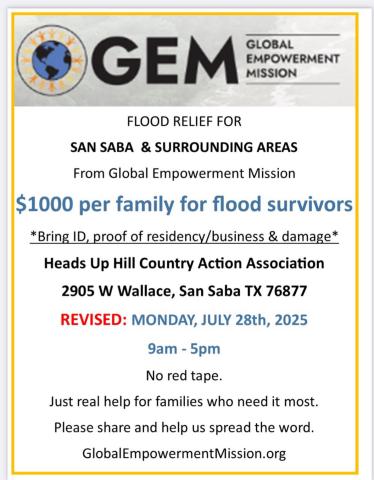Important Update from Global Empowerment Mission (GEM)
