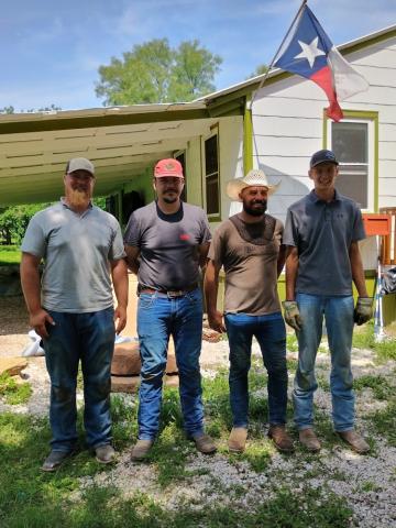 Group that came all the way from Seminole MEC to help with the cleanup