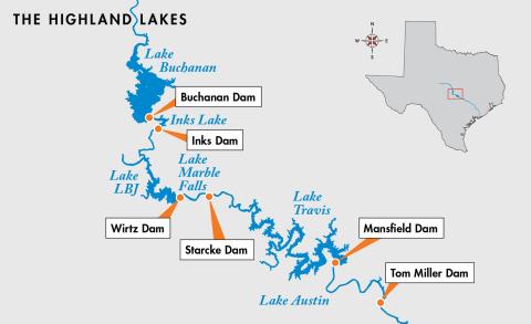 The Highland Lakes | Courtesy LCRA | lcra.org