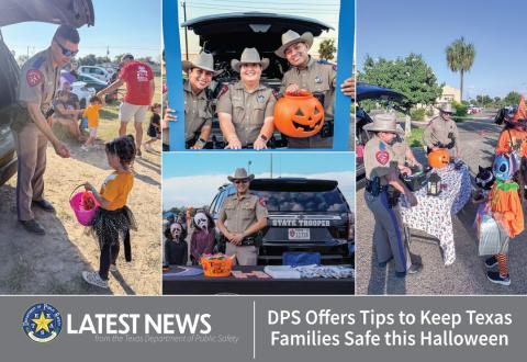 DPS Offers Tips to Keep Texas Families Safe this Halloween