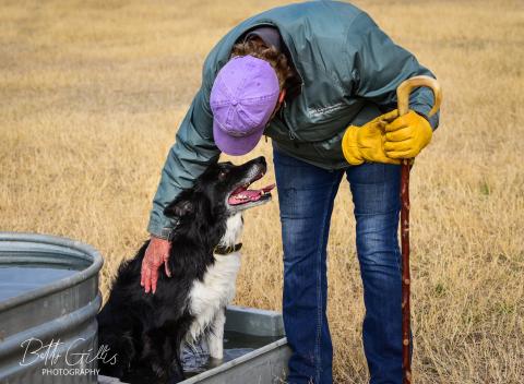 The young woman in the photo is Brenna Rushing. She's 19 years old and will be representing the USA at the World trial, held in Scotland, this coming September. This is an amazing honor and huge accomplishment for this young Texas woman. Courtesy of Betty Gillis