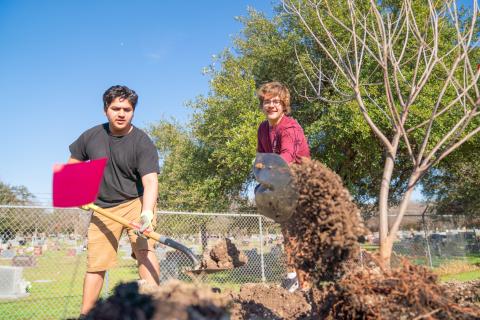 College Station Tree Planting | Courtesy Texas A&M Agrilife