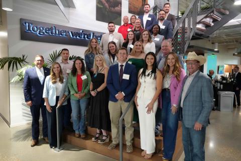 GROW your AgriRoots Contest - Finalist Group photo with YBS | Courtesy of Capital Farm Credit