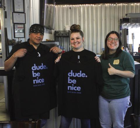 Dude. Be. Nice Award for April