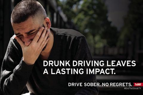 DRIVE SOBER. NO REGRETS.
