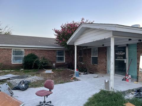 A work in progress.... Photo submitted by Dr. James Mercer