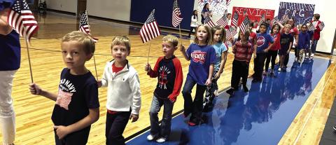 CISD PreK-2nd honors Veteran’s Day  Courtesy of Shannon Padgett