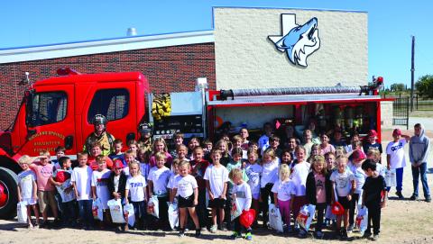 The RSVFD brought their Fire Truck by for a visit last Wednesday, October 18th. Our ES learned about first responders, fire safety, and being good stewards of the environment. Courtesy of Clifton James Womack / RSISD