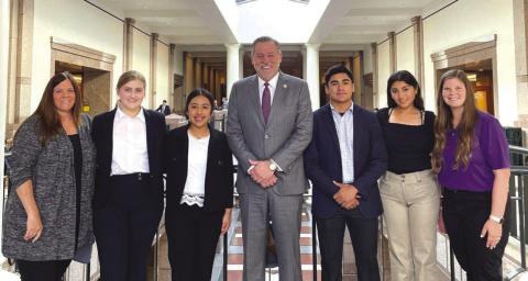 San Saba High School students visit Capitol in Austin