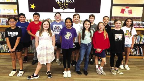 September and October Launchers: (Back Row) Ezequiel Garcia, Austen Martinez, Ava Spence, Ryder Ringo, Corbin Ward, Ryder Jost, and Evelyn Macedo; (Front Row) Allison Rivera, Tessa Johnson, Arleni Catillo-Ramirez, Sophia Ramirez, Clara Murray, and Finlee Wright; (not pictured) Emma Kate Kuehl