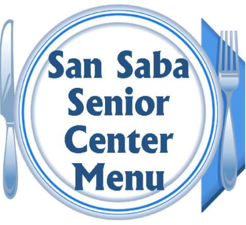 San Saba Senior Center Menu