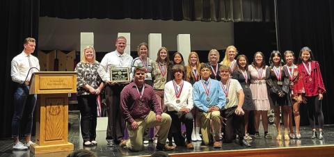 Kneeling: Jancsi Cuevas, Jose Aguilera, Justin Hernandez, and Everett Eidson Standing: Mrs. Moellendorf, Mr. Moellendorf, Madison Shahan, Gracen Shahan, Jessica Nguyen, Julia Smith, Skylar Lewis, Janet Gibson, Natalie Cuevas, Leia Kilman, Karol Guerrero, Esperanza Baez, and One Nguyen