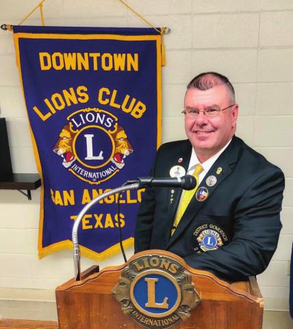 Kuykendall installed as District Governor of Lions Club District 2-A1