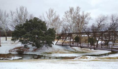 Peaceful, cold, and