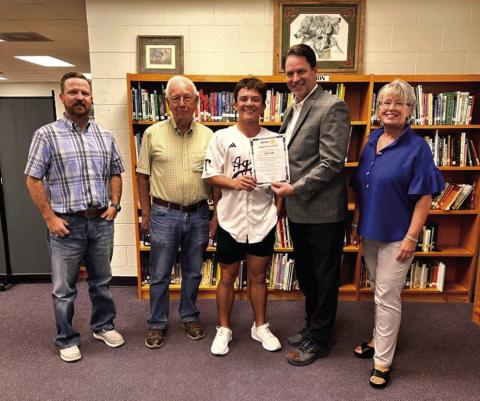 This month, the Rotary Club is proud to recognize Winton Lackey as the Rotary Student of the Month. Congratulations to Winton. We look forward to seeing all the great things you will achieve in the future! Rotarians taking part in the presentation are (left to right): Jake Lackey (also Winton's father), Jerry Blankenship, Marcus Wood, and Shelia Meador. Submitted by Leanne Johnson, SSHS