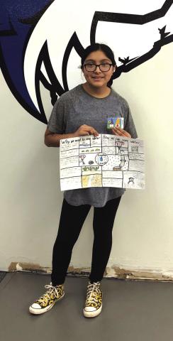 Third place winner - Karime Oyervides