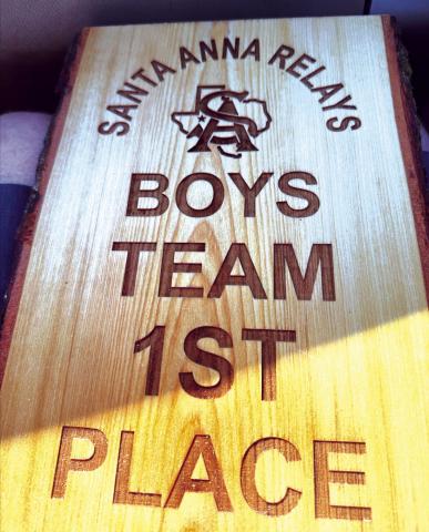 Congratulations to the Richland Springs High School boys track team! Courtesy of Mike Watkins