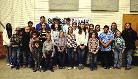 Stock Show Participants - Top row: Chris Oakman, Uriah Valdez, Robert Bench, Vince Ocnaschek, Hannah Sims, Susan Lane, Mandi Fry, Leilani Aguilar, Ms. Catherine Whitely, and Phoebe Valdez; Bottom row: Anika Srishti, Richard Chavarria, Mason Rogers, Brantley Shannon, Keaton Shannon, Wiley McKneely, Preslee Duggan, Cara Sue Broyles, Georgia Broyles, Theresa Turner, Kenna Fry, Kaden Morrison, and Macey Forehand Courtesy of Susan Shannon