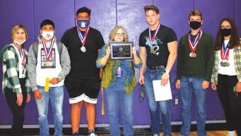 Two SSHS teams make District Champions in recent UIL Academic Meet