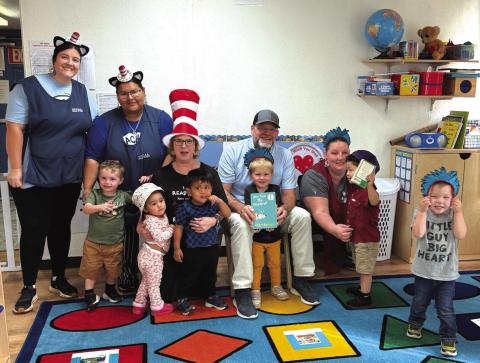 San Saba County Judge Jody Fauley took a nice break from the elections to read with these awesome young kids at Head Start. He said it was a privilege given to him by Hill Country Community Action Association, Inc.