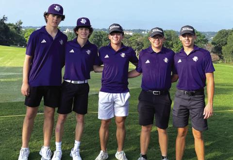 Left to Right: Shooter Wright, Skyler Romero, Winton Lackey, John Ham and Sterling Proffitt Courtesy of Jake Lackey