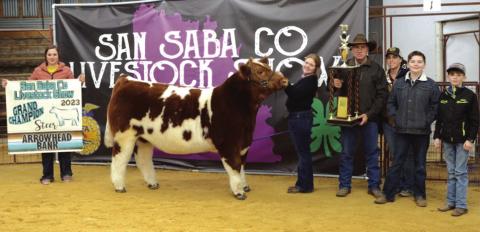 Grand Champion Steer- Taylor Wise