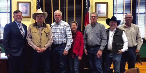 San Saba County elected officials sworn in by Judge Jody Fauley