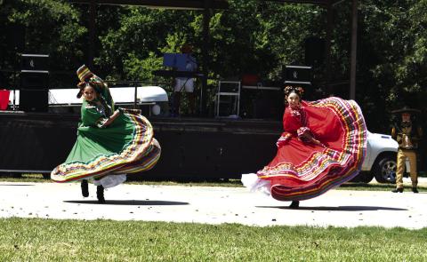 Dancers from the Folkloric de Bendiciones during last Saturday’s event. Courtesy of Festival Committee