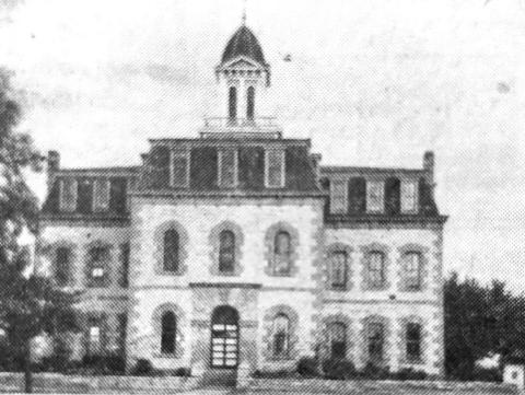 One of the historic 50 year old landmarks of San Saba County was destroyed by fire when a fire started in the lunchroom of the Cherokee School and destroyed the building. Inadequate water supply made the checking of the fire impossible. Built in 1895 to house Cherokee Junior College, the building has been an educational structure for 50 years. Since the college was suspended, the Cherokee Public School has been housed in the building.––February 1, 1915 issue of San Saba Star