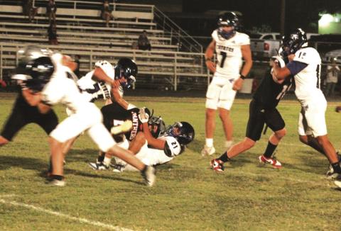 Xander Hoevers (#21), Eli Hutchins (#7), Shawn Wall (#19), Christian McKinnerney (#2), Clayton Meador (#22)