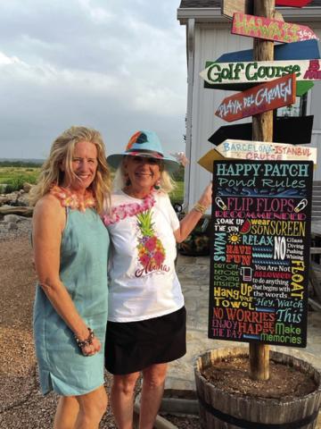 Cissy Williams (incoming president) and Marcia Dyer (outgoing president)