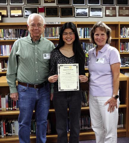 Rotary May Student-of-the-Month