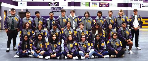 San Saba High School letter jacket recipients