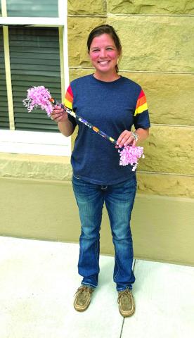 Pictured to the left is Kelly Murray, the team captain for the San Saba Shakers.