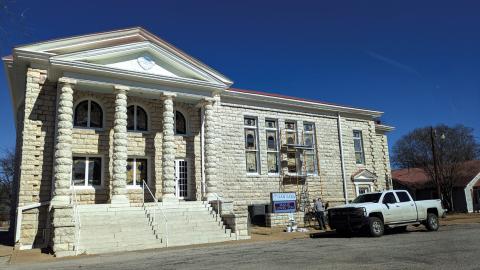 New window coverings at Methodist Church