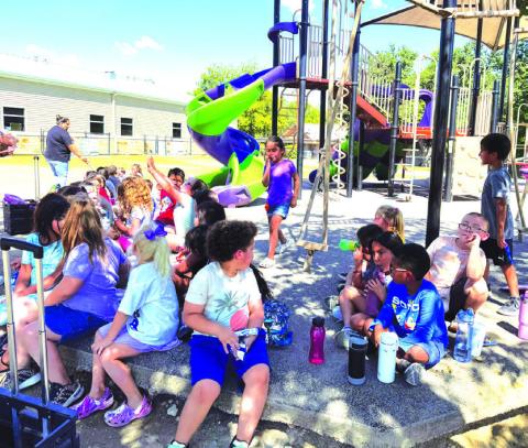 San Saba First Graders take a bite out of global adventure