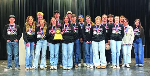 Richland Springs One Act Play students
